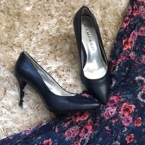 Brand New Navy Blue Rampage Pumps